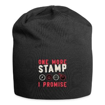 Stamp Collector One More Stamp I Promise Philately - Jersey Beanie - black - Front