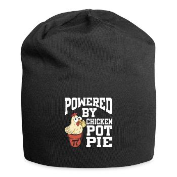 Powered By Chicken Pot Pie - Jersey-Beanie - Schwarz - Vorne