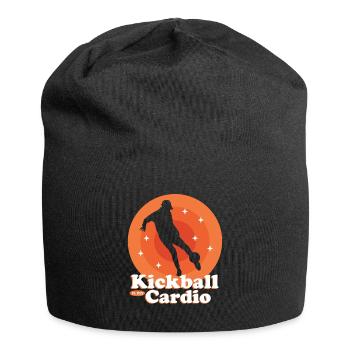 Kickball Kickballer Kickball Cadeau de joueur de kickball - Bonnet en jersey - noir - Devant