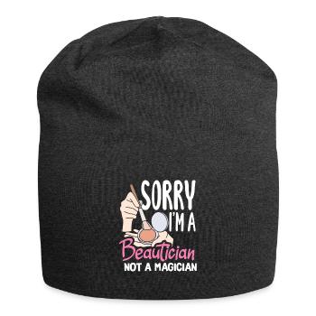 Hautpflege Kosmetikerin Kosmetik - Jersey-Beanie - Anthrazit - Vorne