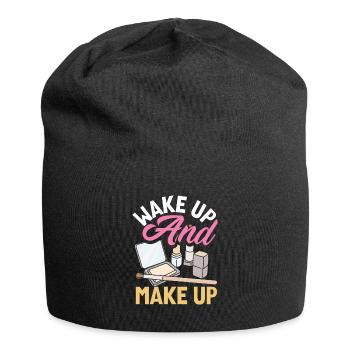 Hautpflege Kosmetikerin Kosmetik - Jersey-Beanie - Schwarz - Vorne