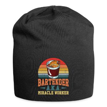 Bartender Mixologist Bartender - Jersey Beanie - black - Front