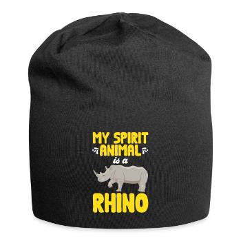 Rhino Rhino Unicorn - Jersey Beanie - black - Front