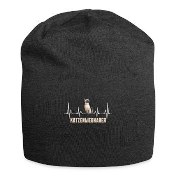 Siamkatzen Siam KATZENLIEBHABER Lustiges - Jersey-Beanie - Anthrazit - Vorne