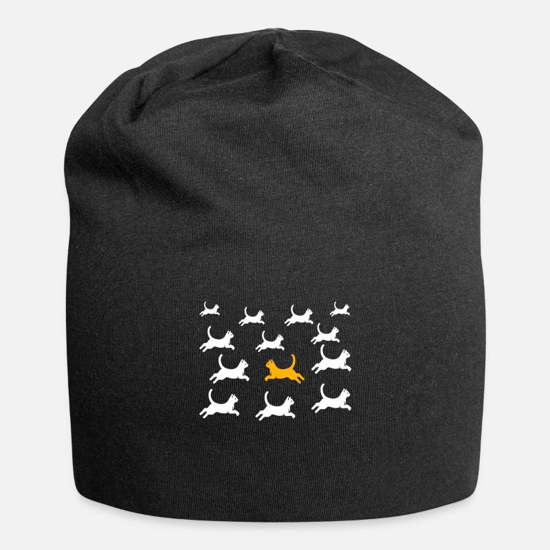 À contre-courant Individualité et style - Bonnet en jersey - noir