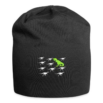 Against the tide Individuality and style Dinos - Jersey Beanie - black - Front