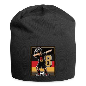Football Garçon 8 Ans Noir Rouge Or - Bonnet en jersey - noir - Devant