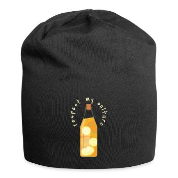 Respect My Culture Kombucha Tea - Jersey Beanie - black - Front