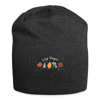 Blattgucker Niedliches Kawaii-Laub Blattgucken - Jersey-Beanie - Anthrazit - Vorne