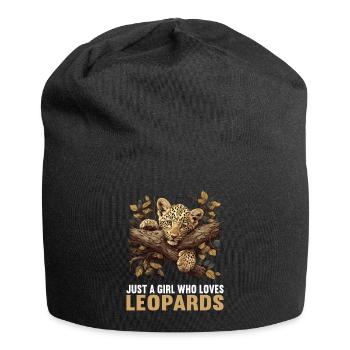 Leoparden Leopard - Jersey Beanie - black - Front