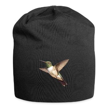 Hummingbird Kolibris Kolibri - Jersey-Beanie - Schwarz - Vorne