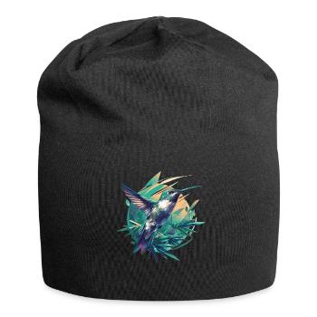 Hummingbird Kolibris Kolibri - Jersey-Beanie - Schwarz - Vorne