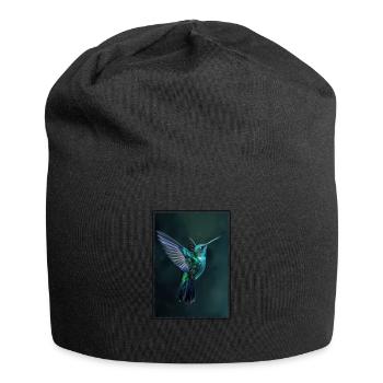 Hummingbird Kolibris Kolibri - Jersey-Beanie - Schwarz - Vorne