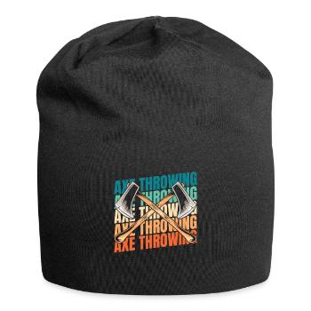 Axe Throwing Axe Thrower - Jersey Beanie - black - Front
