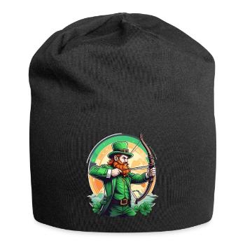 Tir à l’arc Trèfle de la Saint-Patrick - Bonnet en jersey - noir - Devant