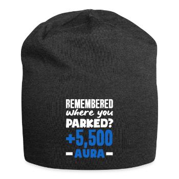 Vous vous souvenez où vous vous êtes garé ? +5500 Aura - Bonnet en jersey - charbon - Devant