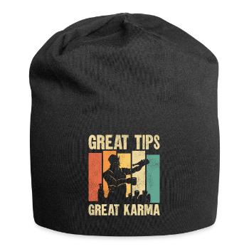 Bartender Mixologist Great Tips - Jersey Beanie - black - Front