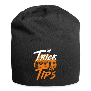 Bartender Mixologist Trick Or Tips - Jersey Beanie - black - Front