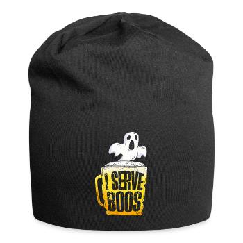 Bartender Mixologist Halloween Pun - Jersey Beanie - black - Front