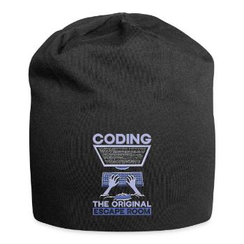 Programmeur Informaticien Cadeau de nerd informatique - Bonnet en jersey - noir - Devant