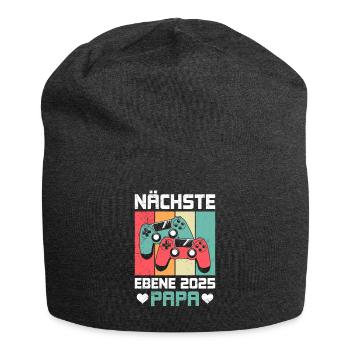 Zwillingspapa NÄCHSTE EBENE 2025 PAPA Gamer - Jersey-Beanie - Anthrazit - Vorne