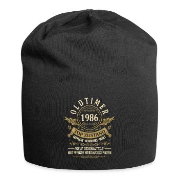 Geburtsjahr 1986 Geburtstag Oldtimer Top Zustand - Jersey-Beanie - Schwarz - Vorne