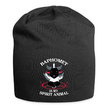 Satanisch Kawaii Okkult Satanisch Pastell Gothic - Jersey-Beanie - Schwarz - Vorne