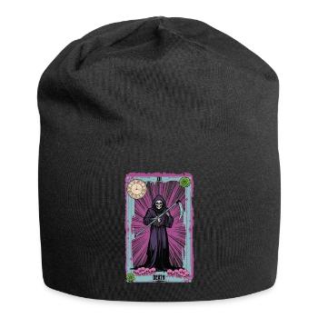 Death Kawaii Occulte Satanique Pastel Gothique - Bonnet en jersey - noir - Devant