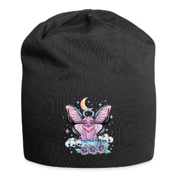 Moth Man Kawaii Occulte Satanique Pastel - Bonnet en jersey - noir - Devant