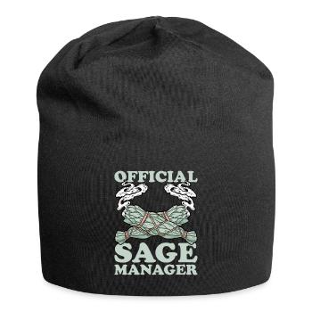 Smudging Smudge Spiritual Healing Incense - Jersey Beanie - black - Front
