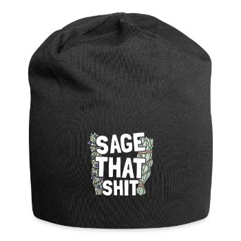 Smudging Smudge Spiritual Healing Incense - Jersey Beanie - black - Front