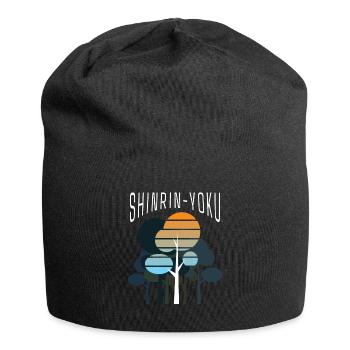 Bain de forêt Shinrin Yoku Nature - Bonnet en jersey - noir - Devant