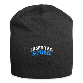 Laser Tag Squad Lasertag Tournament Geschenk - Jersey-Beanie - Anthrazit - Vorne