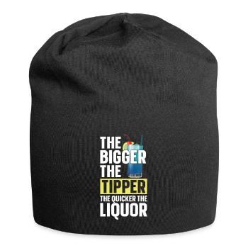 Bartender Mixologist The Bigger - Jersey Beanie - black - Front
