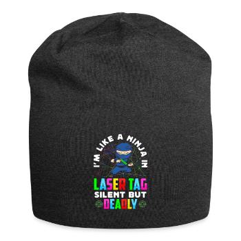 Laser Tag Ninja Silent But Deadly Lasertag Set - Jersey-Beanie - Anthrazit - Vorne