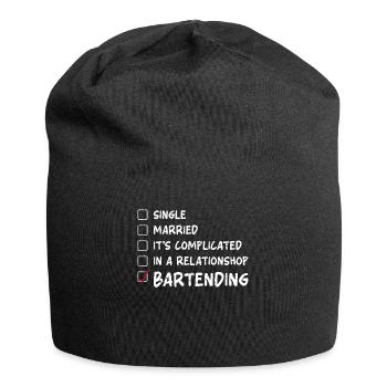 Bartender Mixologist Single - Jersey-Beanie - Schwarz - Vorne