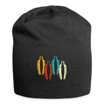 Bartender Mixologist Retro - Jersey-Beanie - Schwarz - Vorne