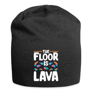 The ground is lava bouldering - Jersey Beanie - black - Front