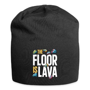 The ground is lava bouldering - Jersey Beanie - black - Front