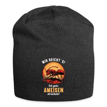 Ant Ameisen Ameise - Jersey-Beanie - Anthrazit - Vorne