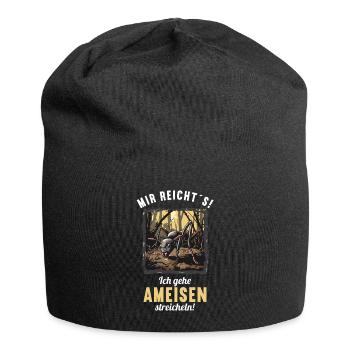Ant Ameisen Ameise - Jersey-Beanie - Schwarz - Vorne