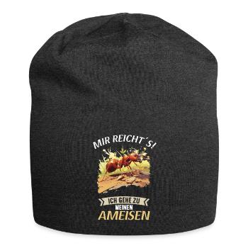 Ant Ameisen Ameise - Jersey-Beanie - Anthrazit - Vorne