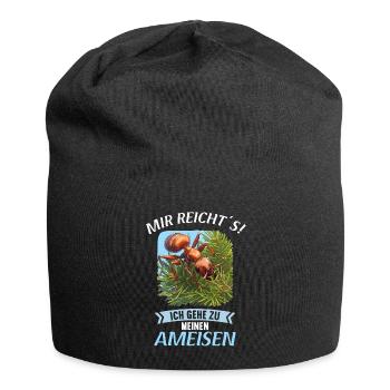 Ant Ameisen Ameise - Jersey-Beanie - Schwarz - Vorne