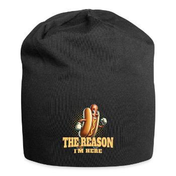 Reason I'm Here Retro Vintage Design 4. - Jersey Beanie - black - Front