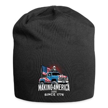 Amerika Ersticken Seit 1776 4. Juli - Jersey-Beanie - Schwarz - Vorne