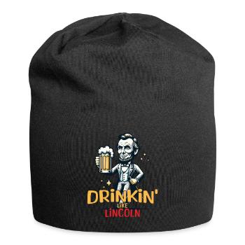 Drinkin comme Lincoln Retro Vintage Design 4. - Bonnet en jersey - noir - Devant