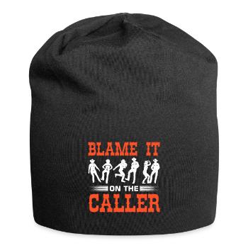 Funny Square Dance Saying - Jersey Beanie - black - Front
