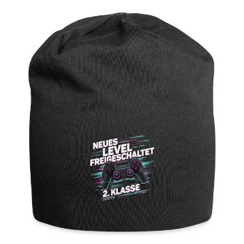 Boys Schoolchild 2nd Grade Gamer Gamer - Jersey Beanie - black - Front