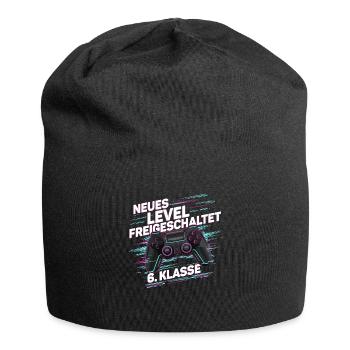 Boys Schoolchild 6th Grade Gamer Gamer - Jersey Beanie - black - Front