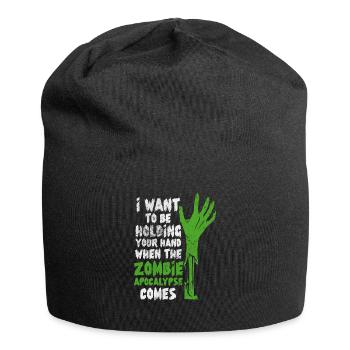 Zombie - Jersey-Beanie - Schwarz - Vorne